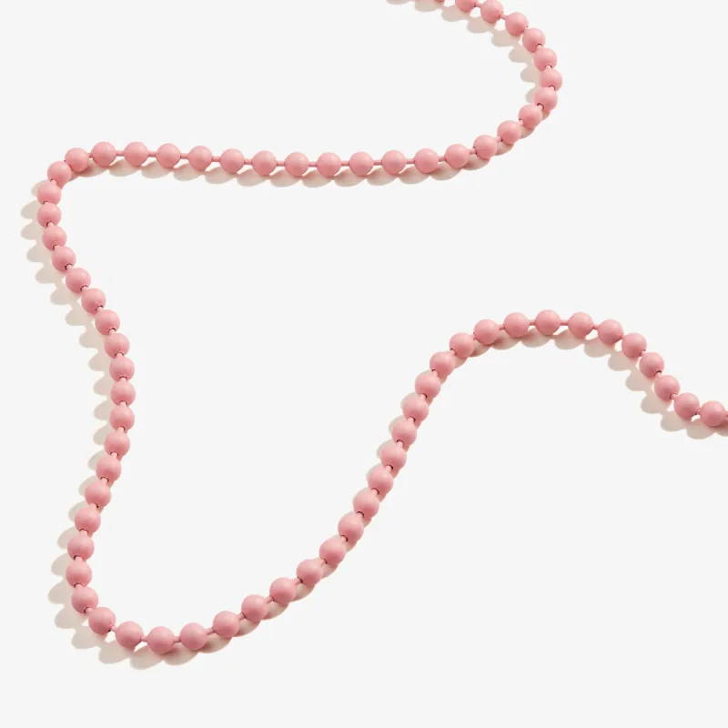 Ball Chain Necklace, Pink sold by Alex and Ani