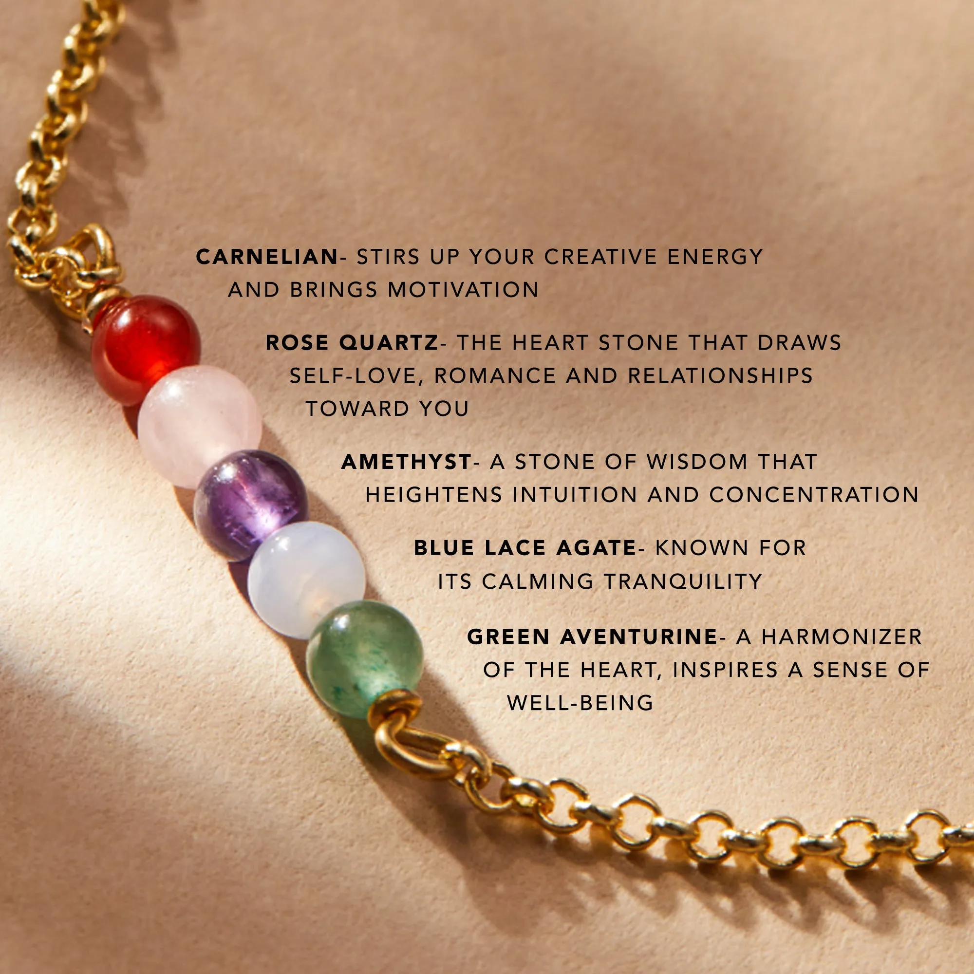 Multi-Gemstone Chain Necklace sold by Alex and Ani product image thumbnail 5