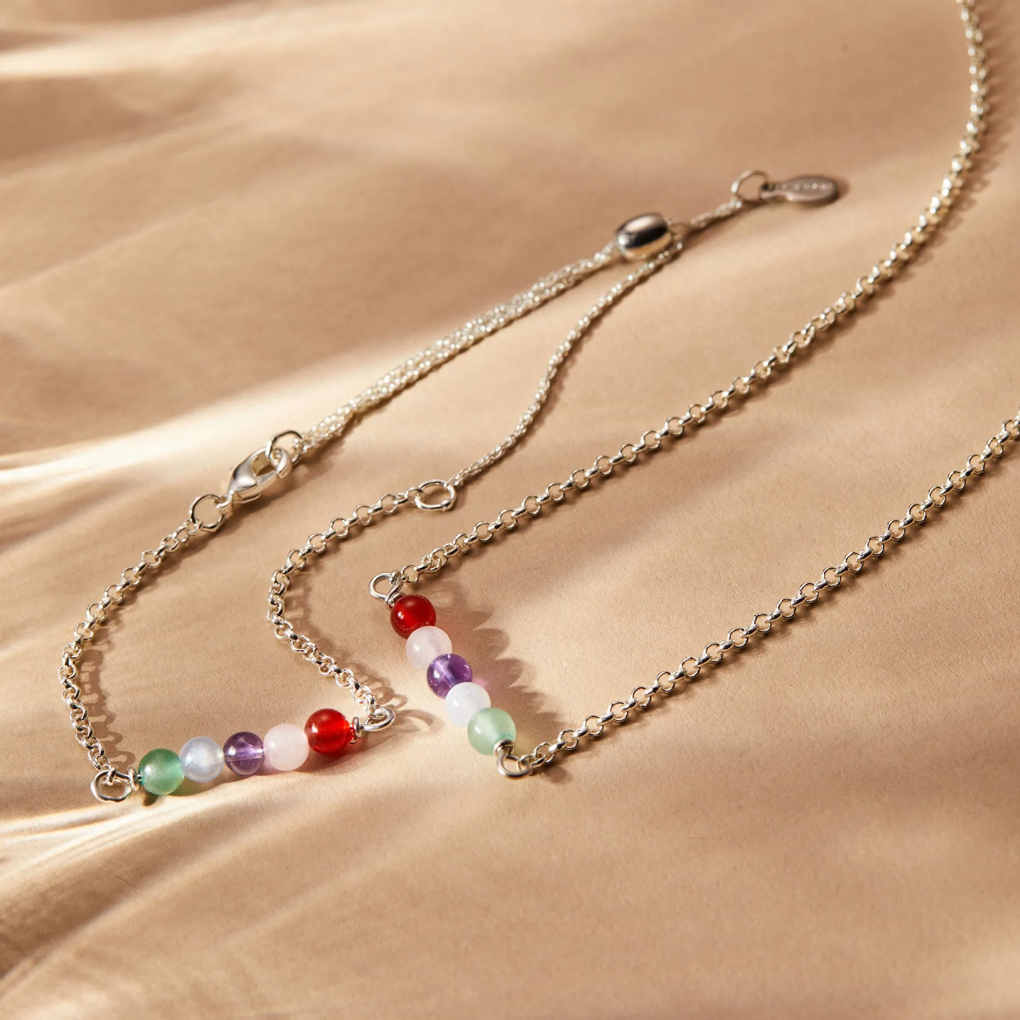 Multi-Gemstone Chain Necklace sold by Alex and Ani product image thumbnail 2