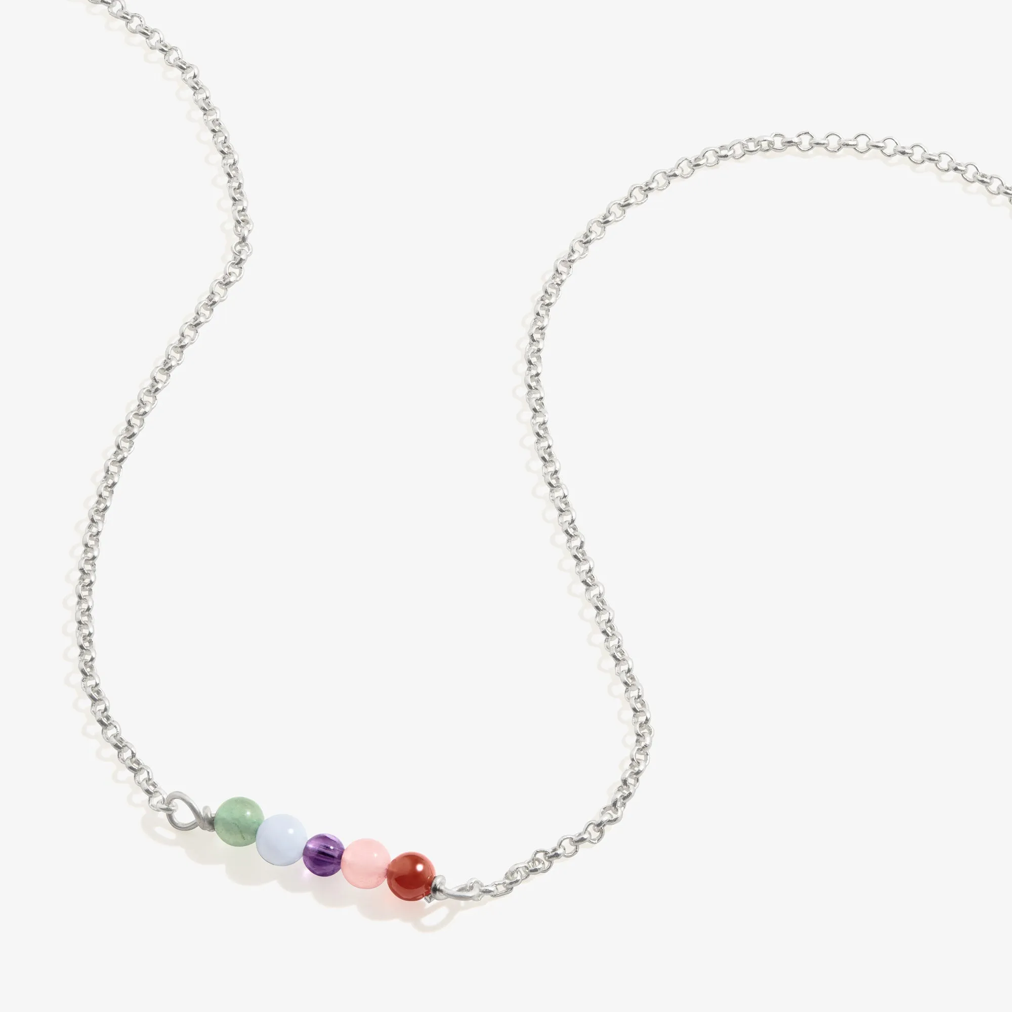 Multi-Gemstone Chain Necklace sold by Alex and Ani