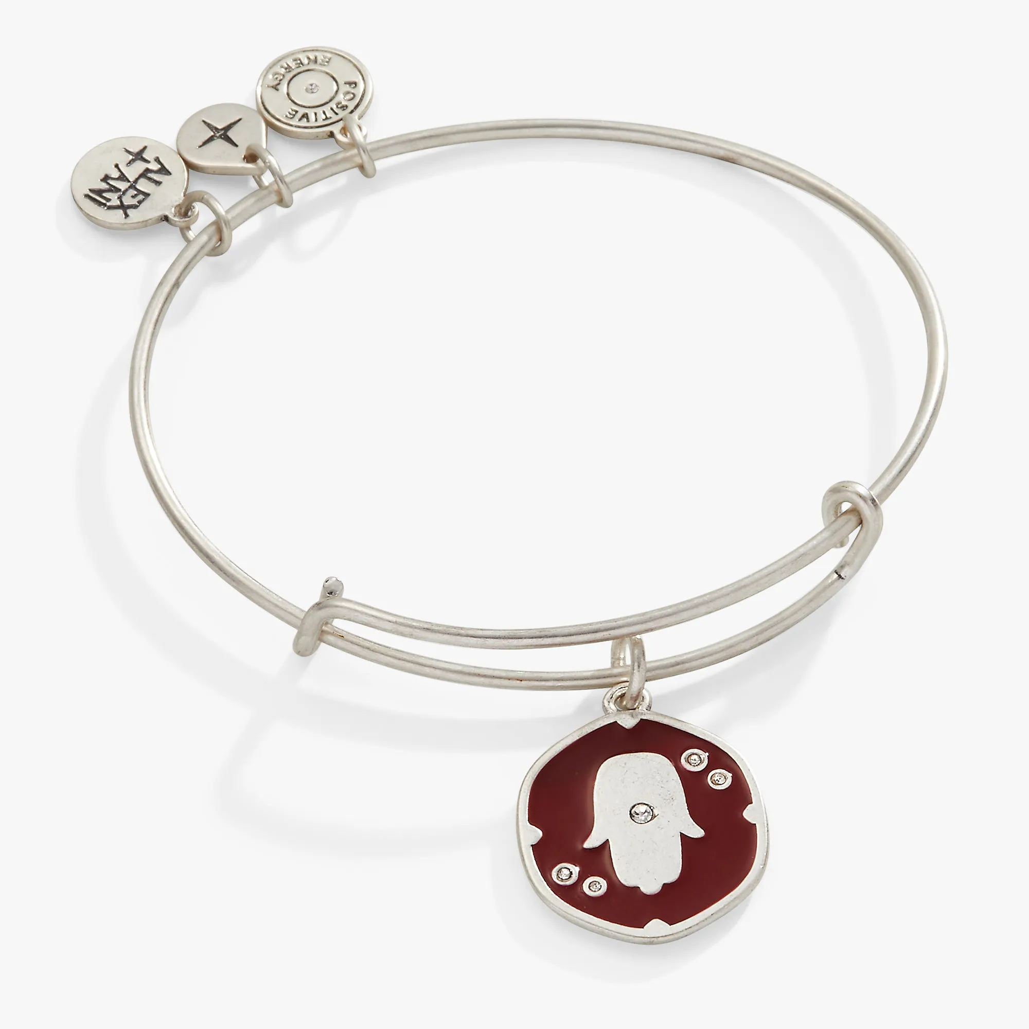 Glass Crystal Hamsa Charm Bangle sold by Alex and Ani