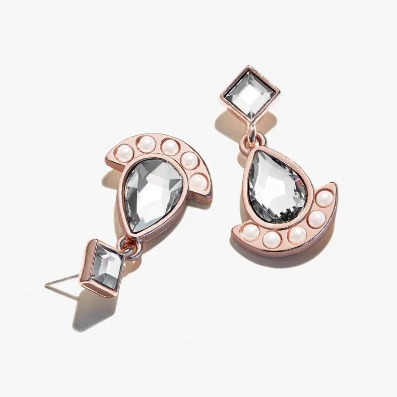 Pearl + Crystal Earrings sold by Alex and Ani