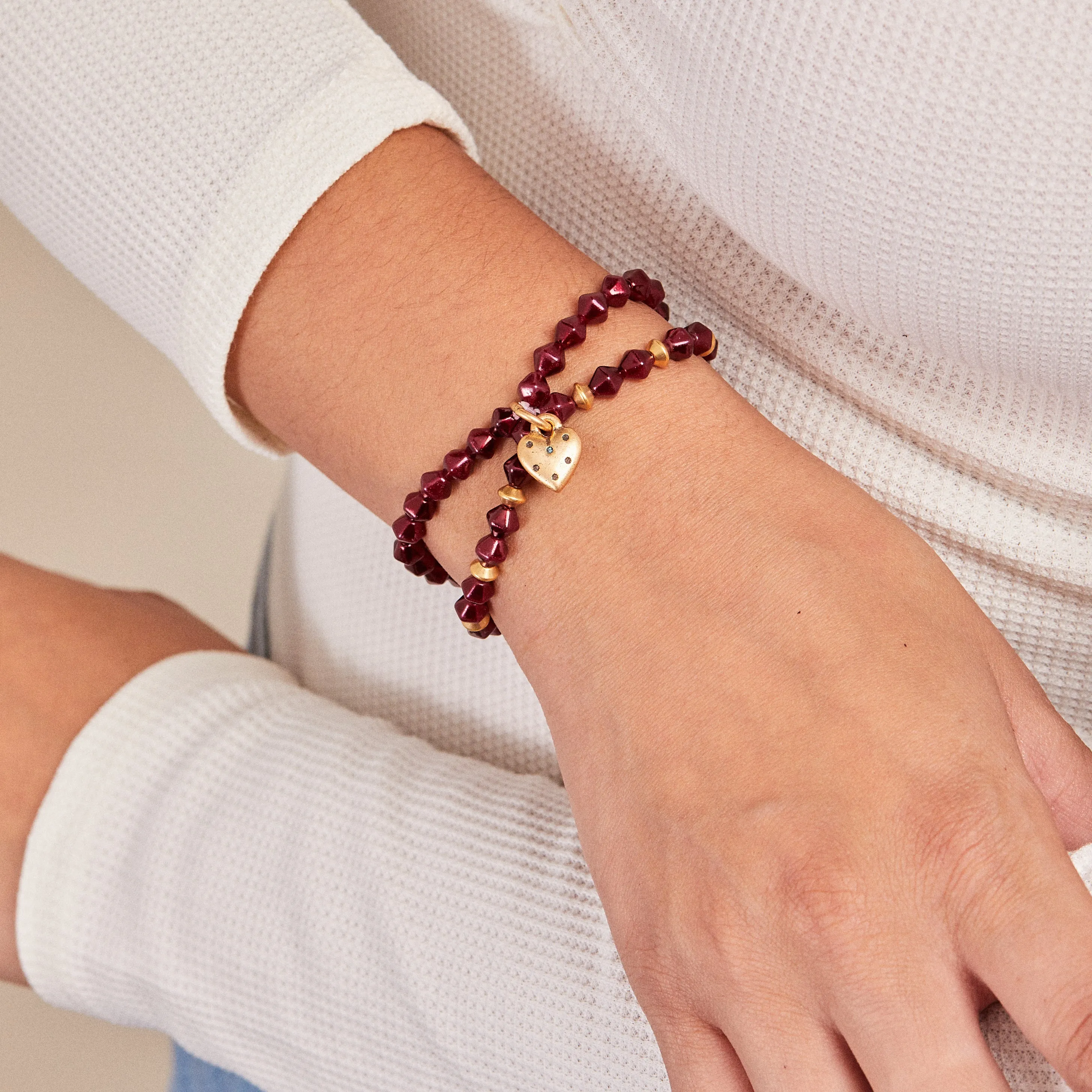 Token of Love Heart Stretch Bracelet sold by Alex and Ani product image thumbnail 2