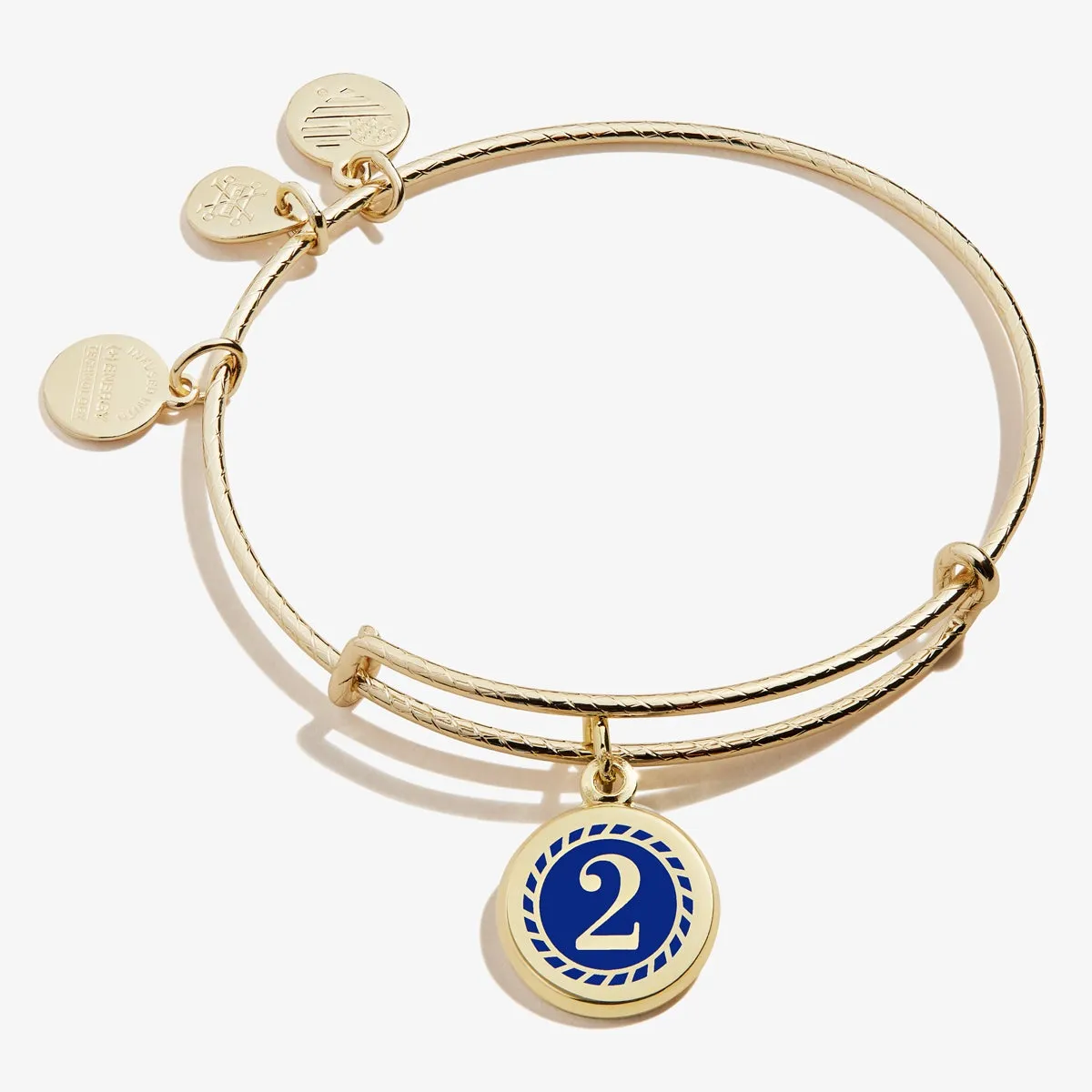Number 2 Charm Bangle sold by Alex and Ani product image thumbnail 4