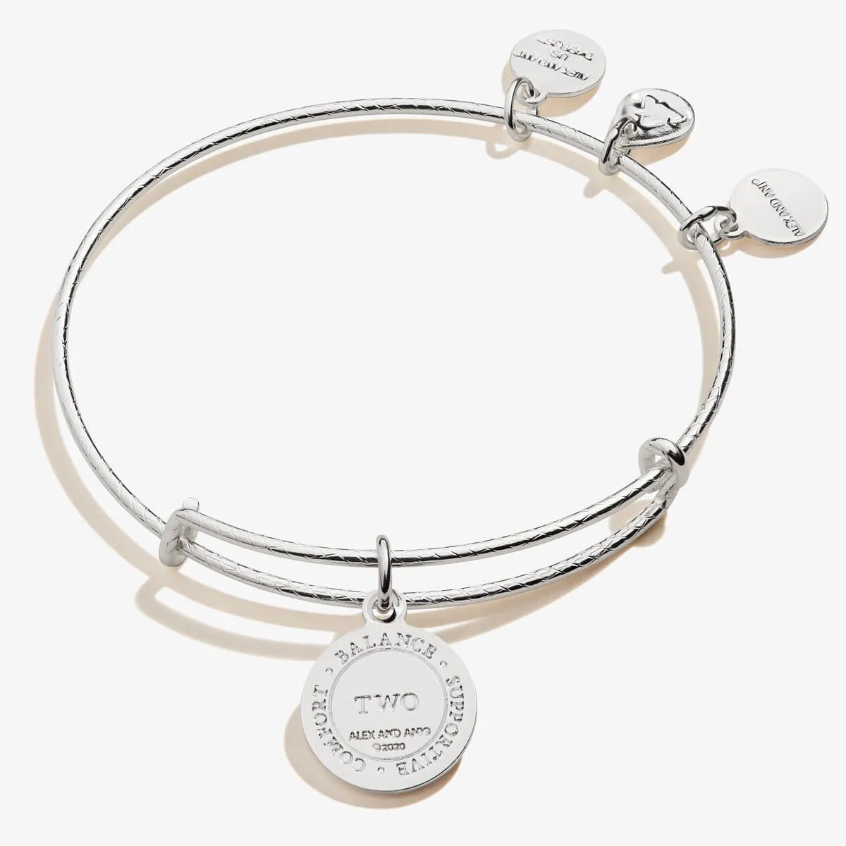 Number 2 Charm Bangle sold by Alex and Ani product image thumbnail 2