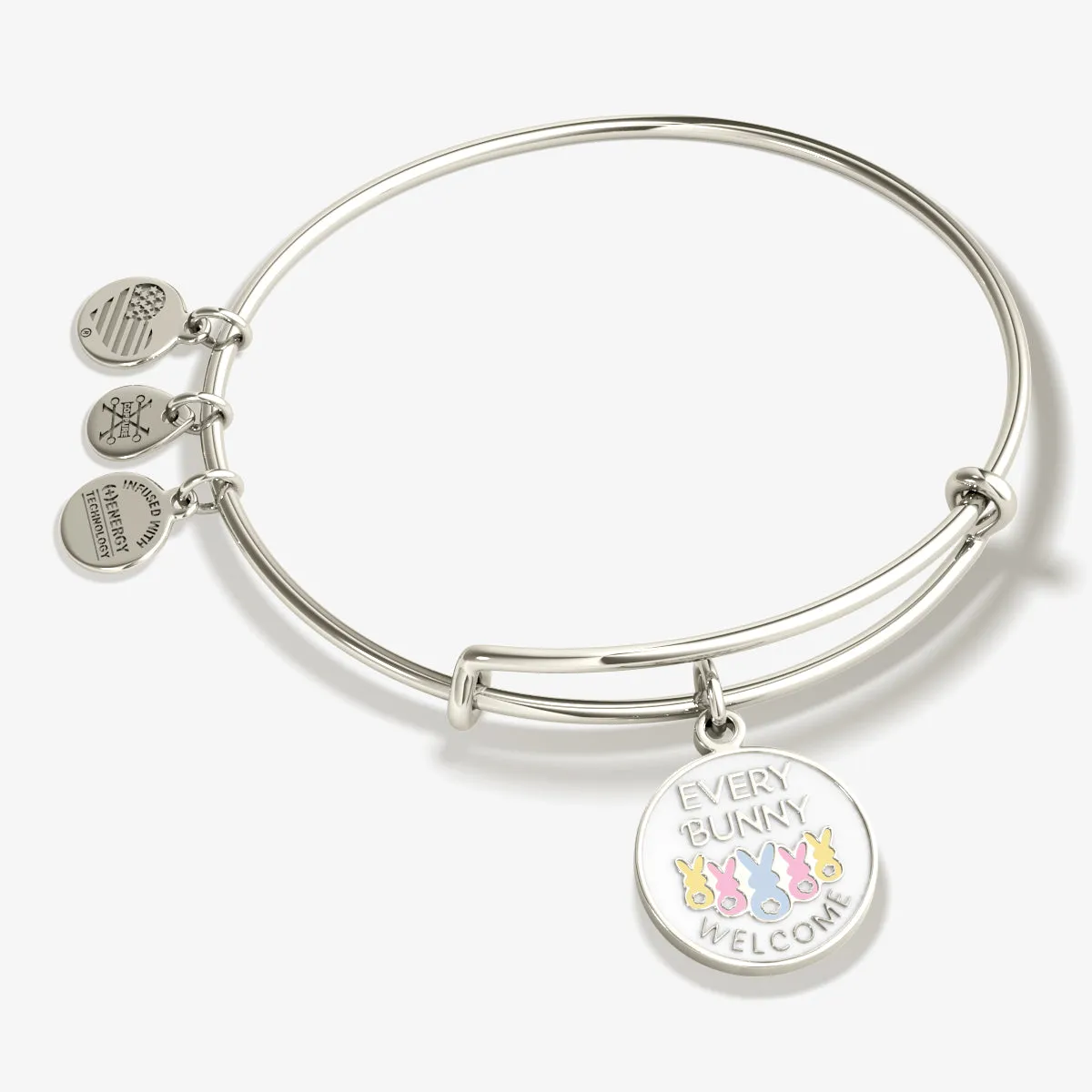 'Every Bunny Welcome' Easter Charm Bangle sold by Alex and Ani