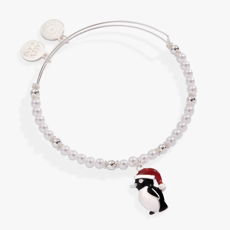 Penguin Beaded Charm Bangle sold by Alex and Ani