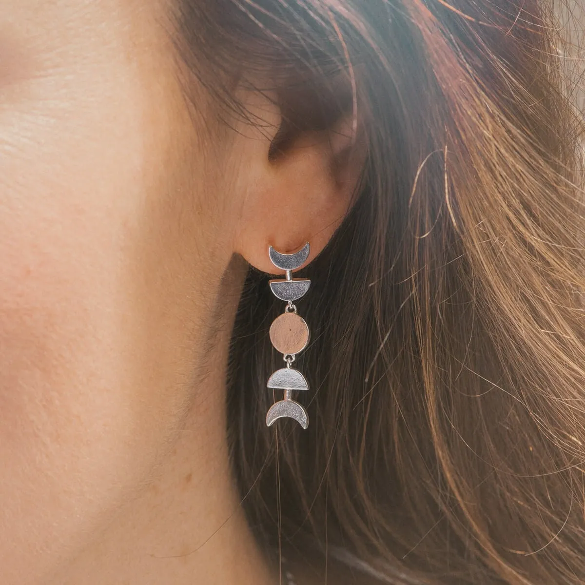 Moon Phase Drop Earrings sold by Alex and Ani product image thumbnail 2