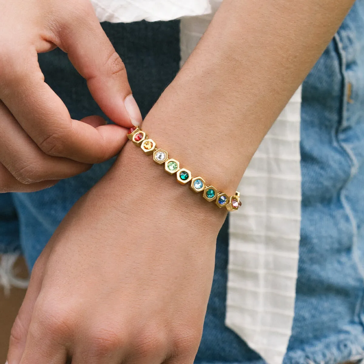 Blue Zircon Birthstone Slider Charm, December sold by Alex and Ani product image thumbnail 4