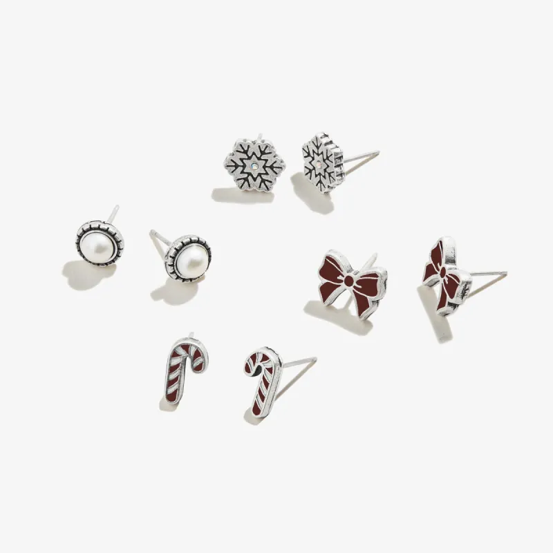 Holiday Cheer Stud Earrings, Set of 4 sold by Alex and Ani