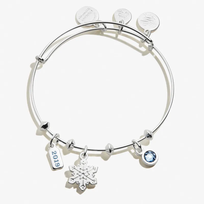 Snowflake Trio Charm Bangle, 2019 sold by Alex and Ani