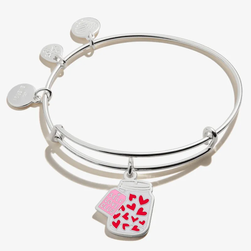 'Self Love Club' Charm Bangle Bracelet sold by Alex and Ani