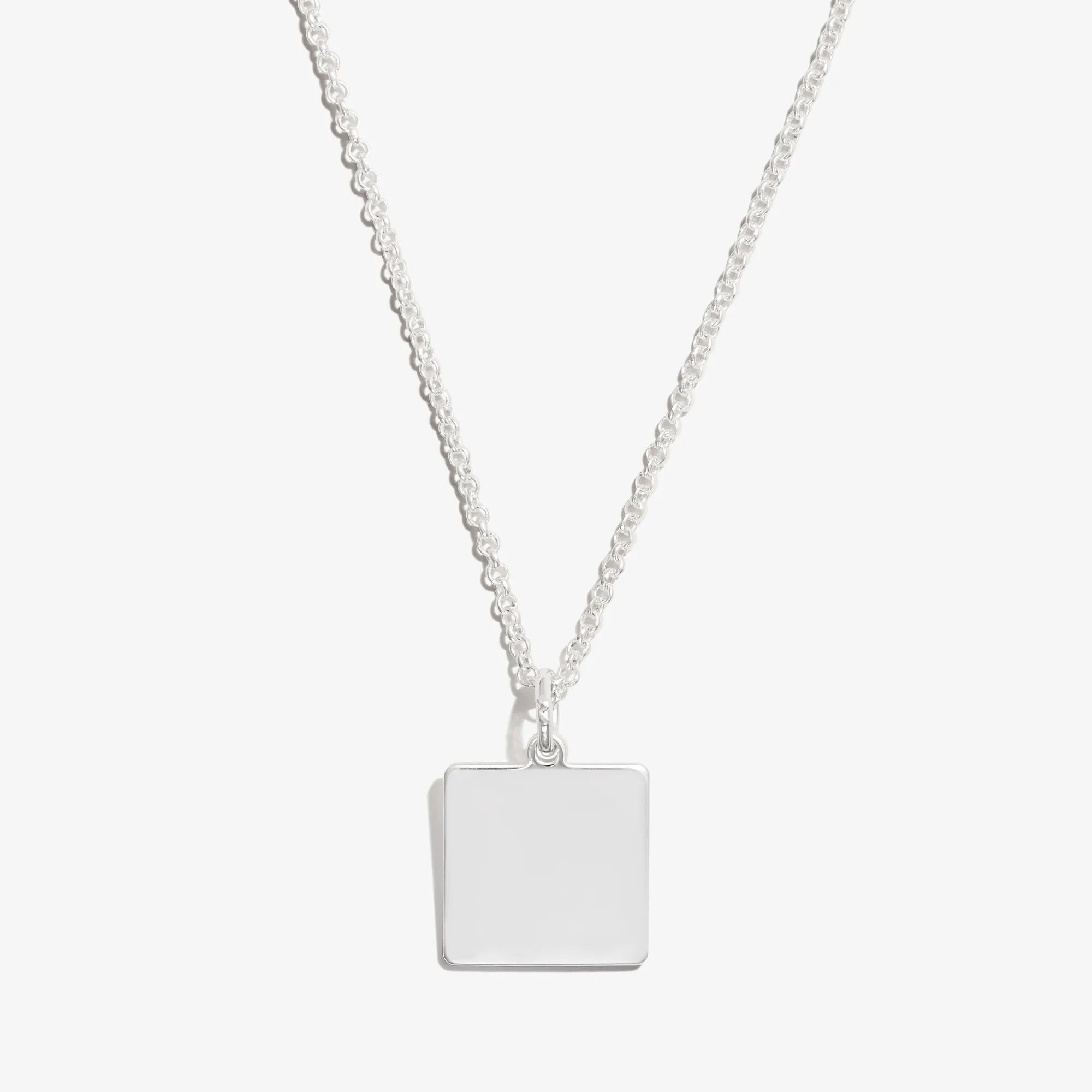 Square Charm Necklace, 21'' sold by Alex and Ani
