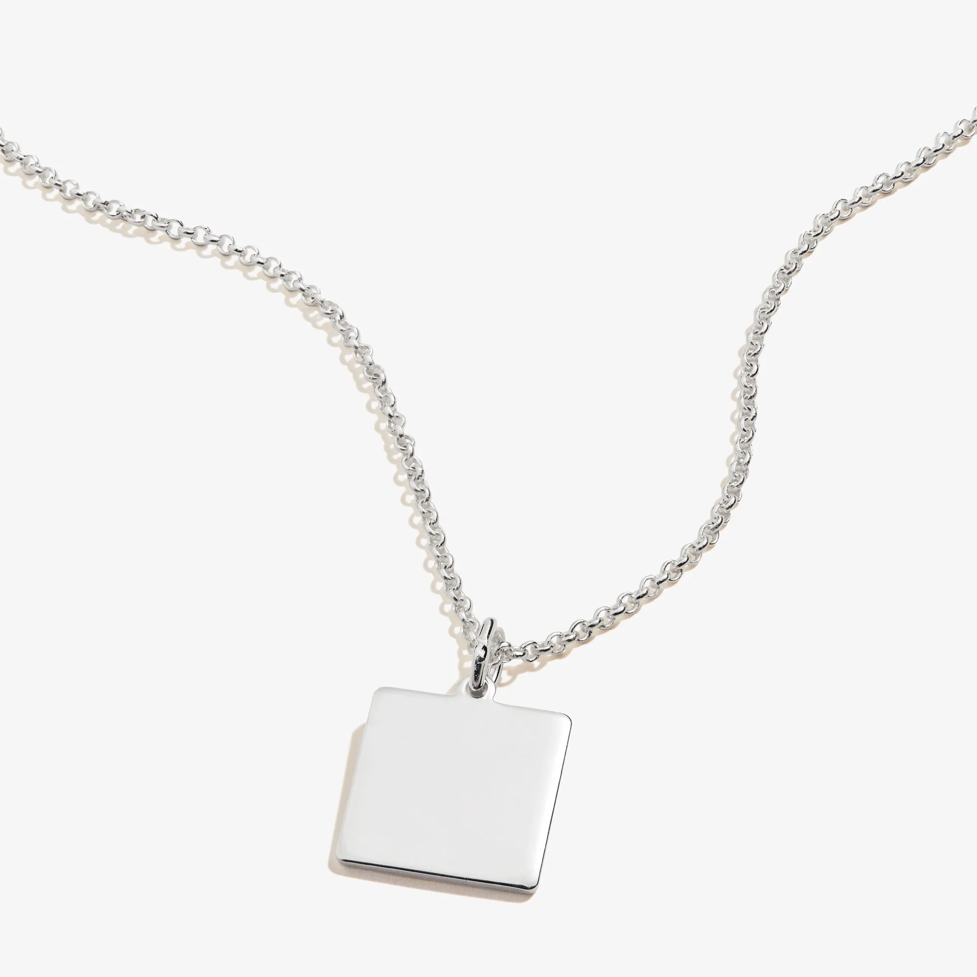 Square Charm Necklace, 21'' sold by Alex and Ani product image thumbnail 3