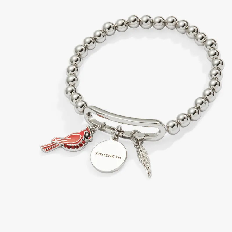 Cardinal Mix + Match Charm Stretch Bracelet sold by Alex and Ani