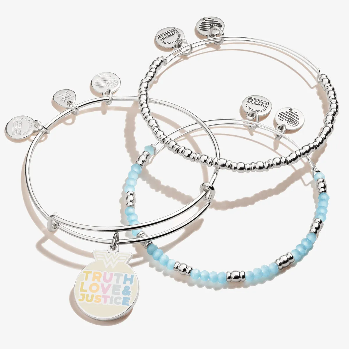 Wonder Woman™ 'Truth', 'Love' & 'Justice' Bracelets, Set of 3 sold by Alex and Ani product image thumbnail 2