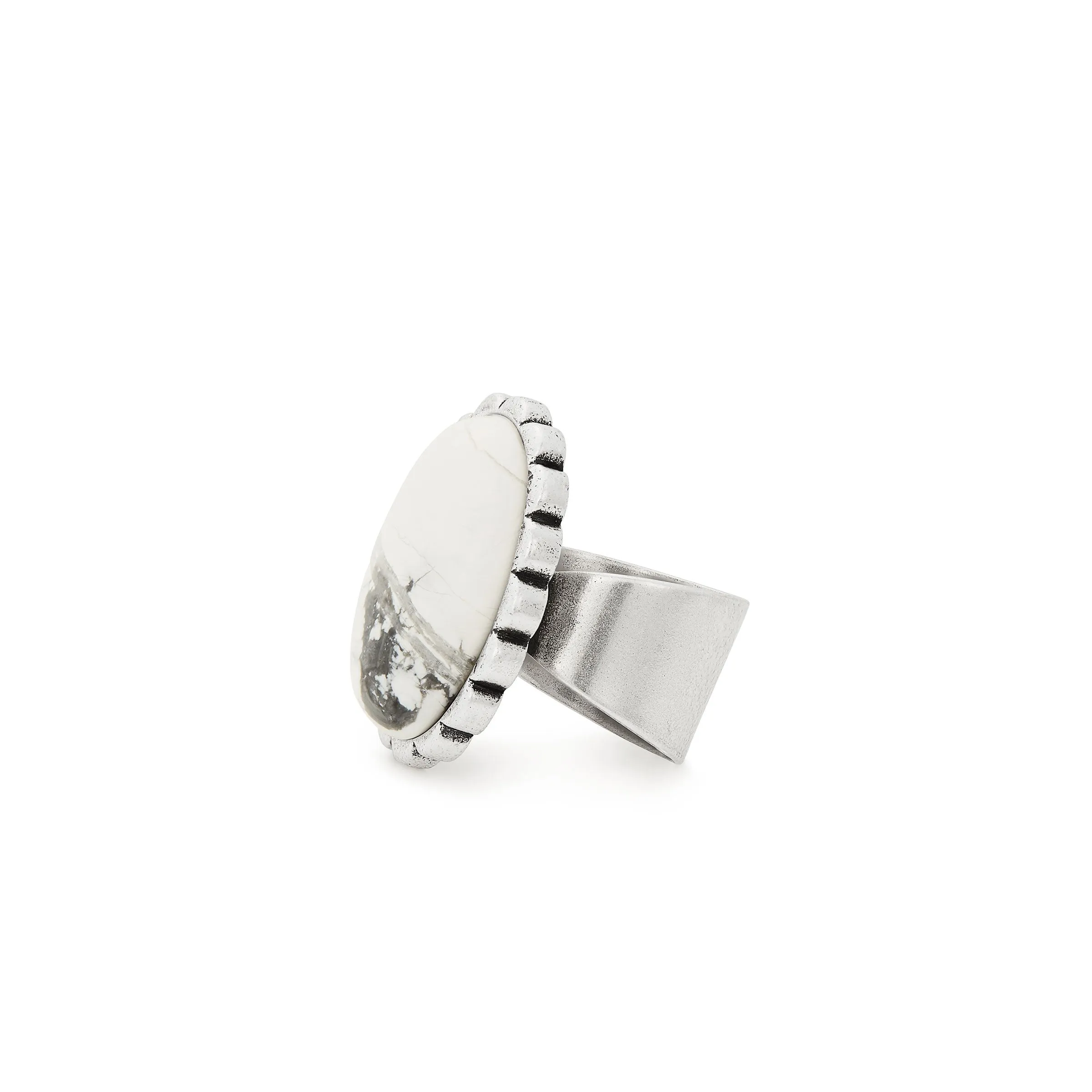 White Matrix Cocktail Ring sold by Alex and Ani