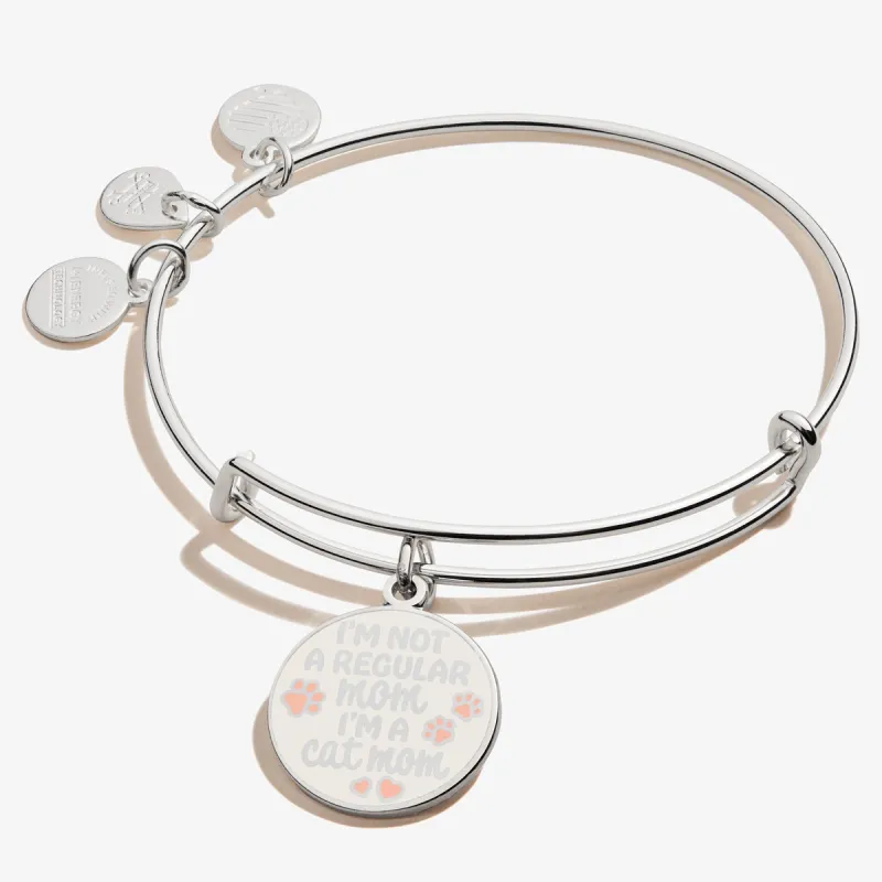 'I’m A Cat Mom' Charm Bangle sold by Alex and Ani