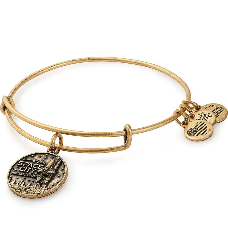 Houston Texas 'Space City' Charm Bangle sold by Alex and Ani