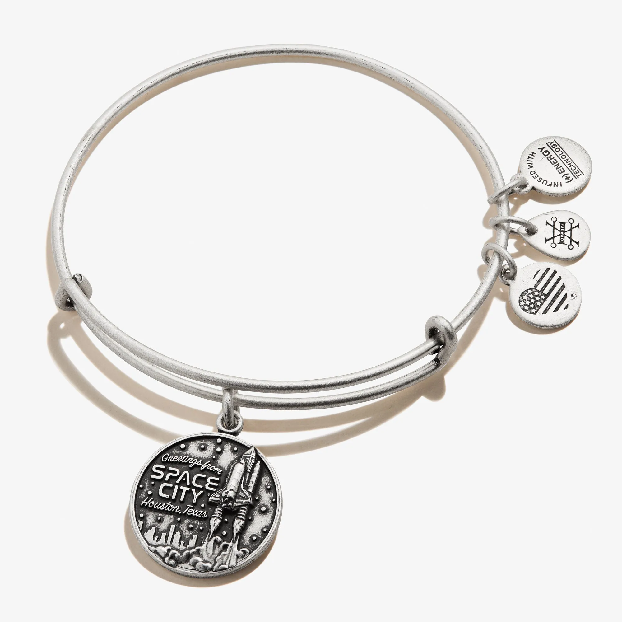 Houston Texas 'Space City' Charm Bangle sold by Alex and Ani product image thumbnail 3