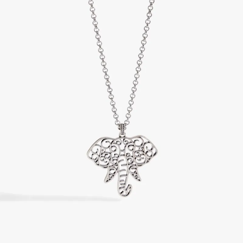 Filigree Elephant Adjustable Necklace sold by Alex and Ani
