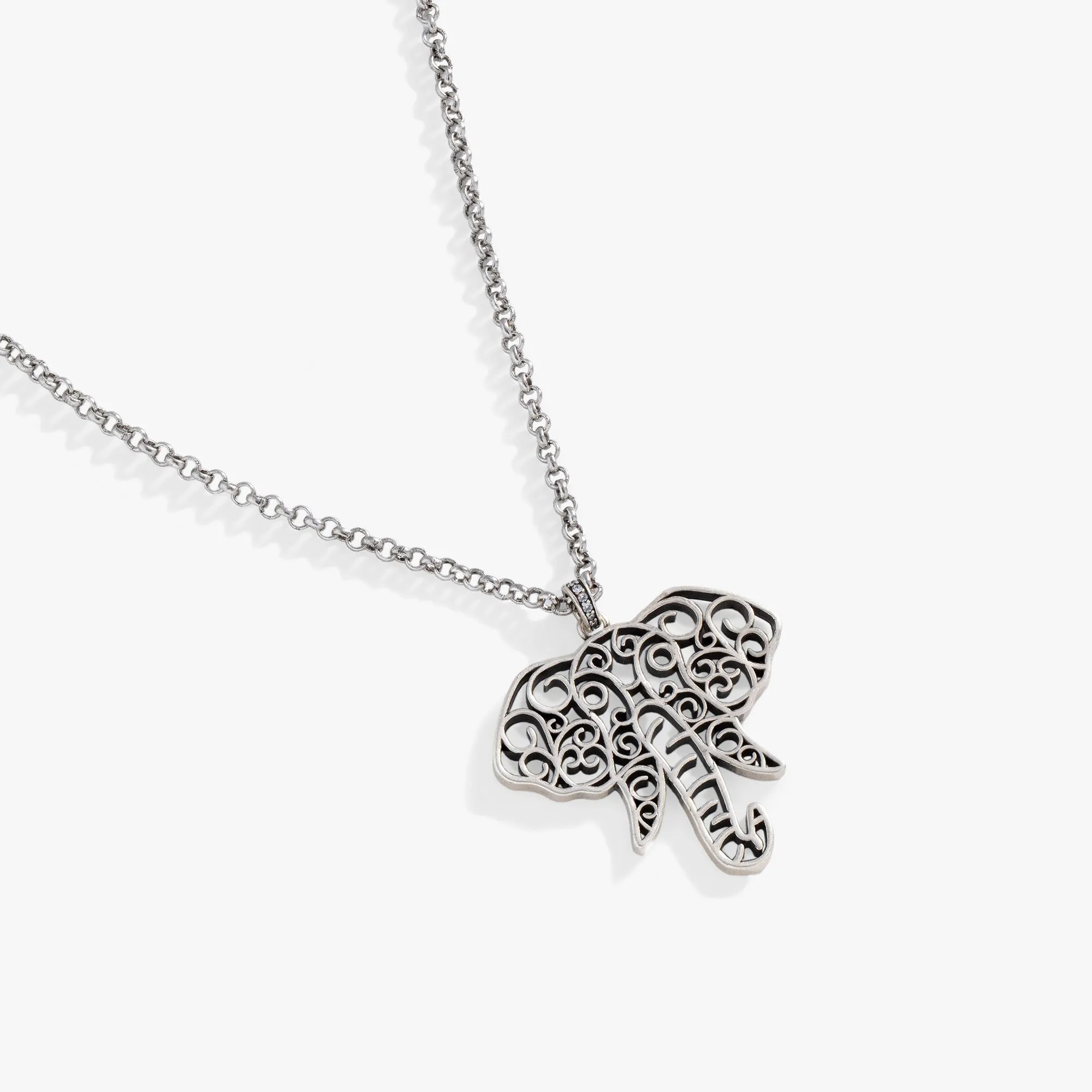 Filigree Elephant Adjustable Necklace sold by Alex and Ani product image thumbnail 2