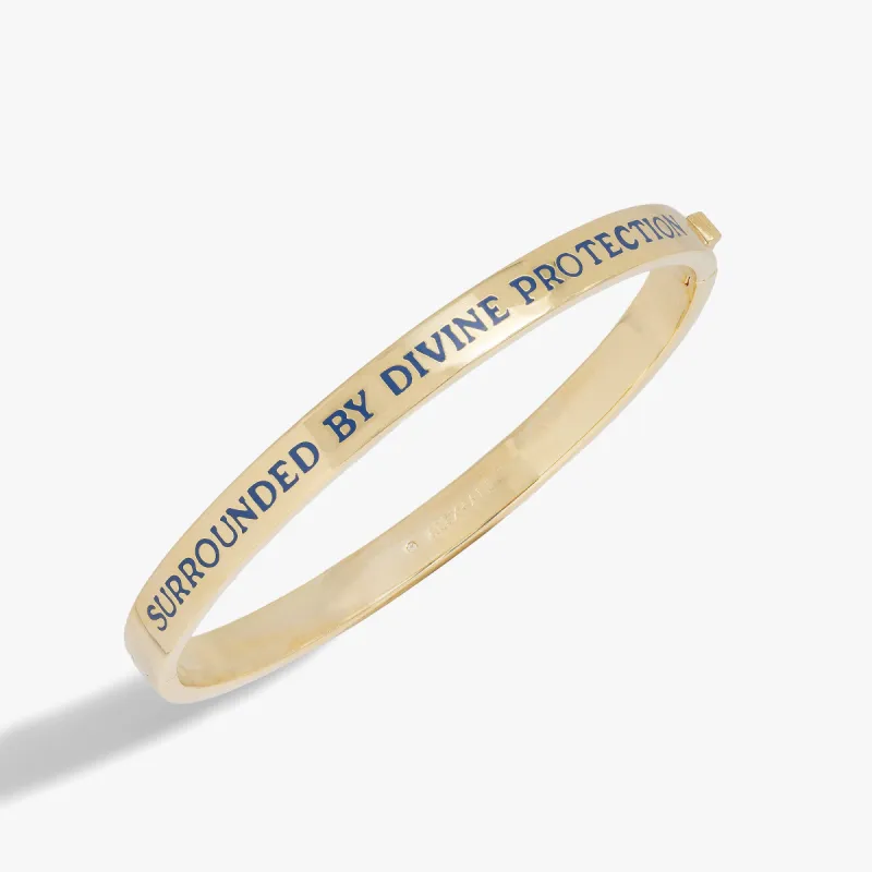 Divine Protection Hinge Cuff sold by Alex and Ani