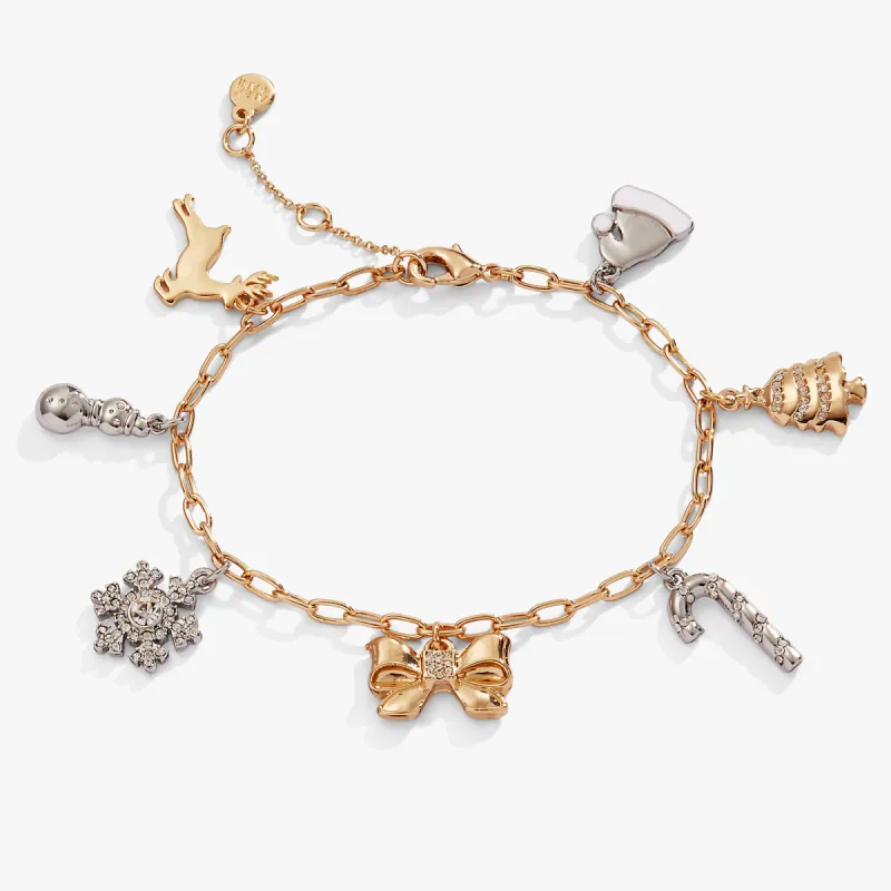 Holiday Cheer Multi-Charm Bracelet sold by Alex and Ani
