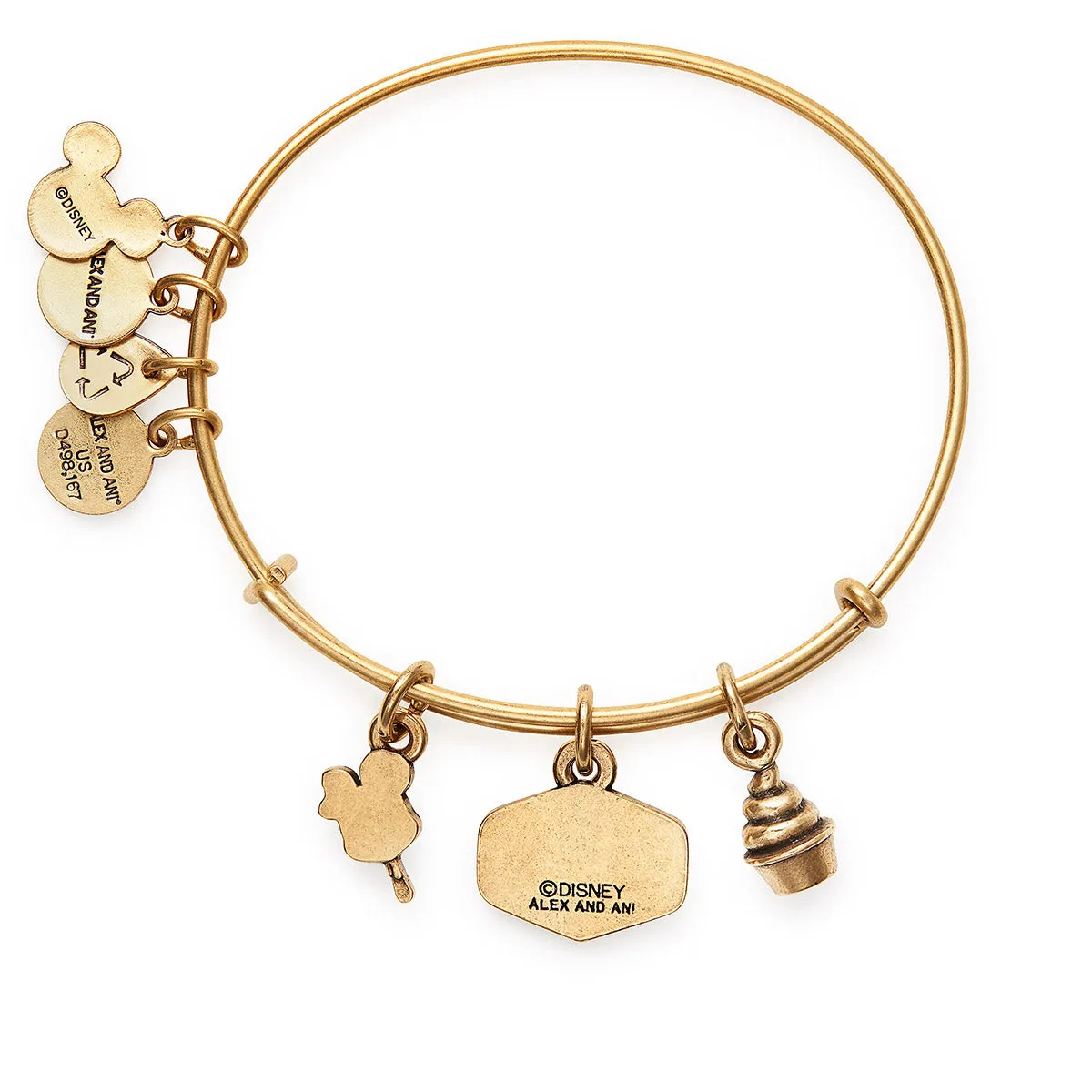 Disney® Snack Trio Charm Bangle sold by Alex and Ani product image thumbnail 3