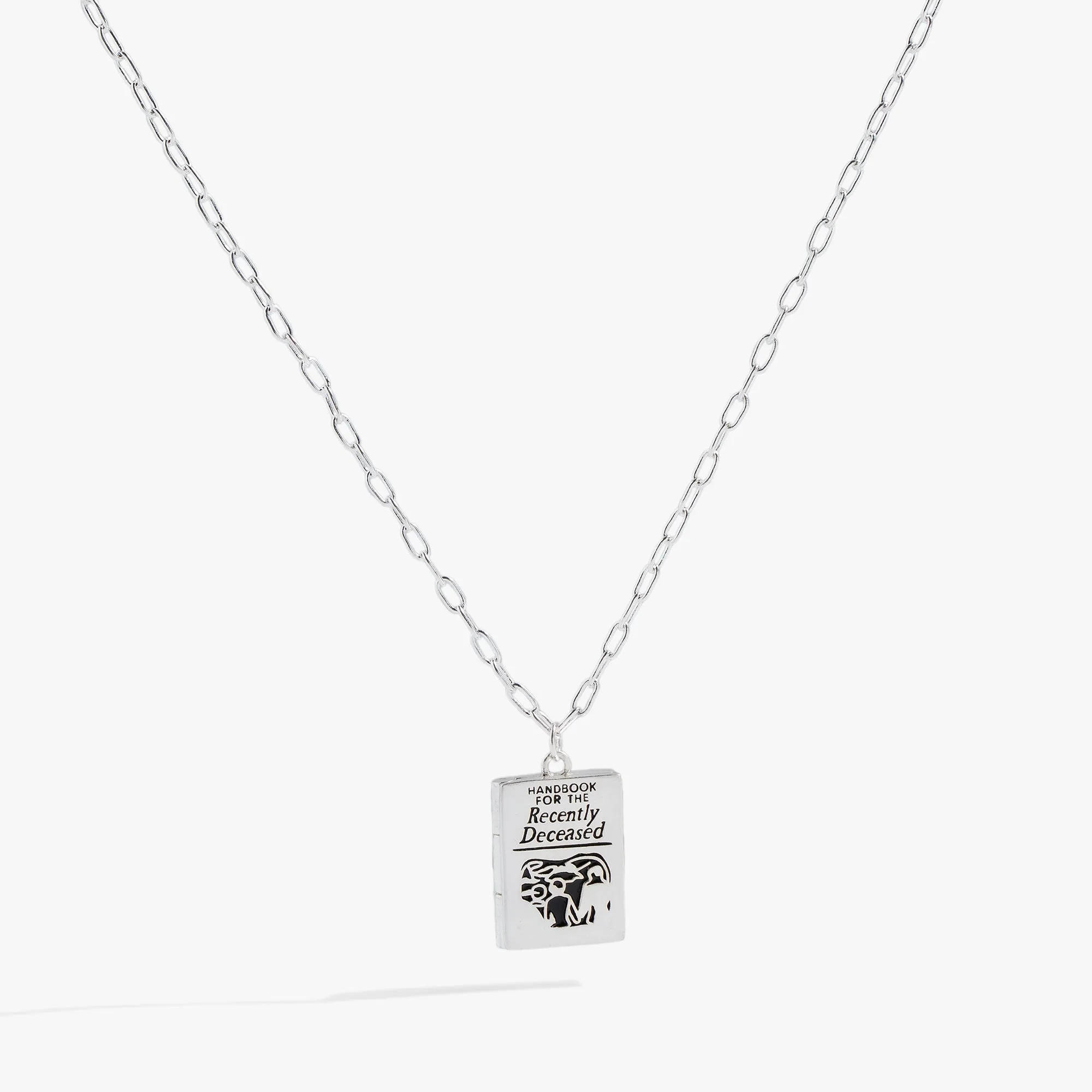 BEETLEJUICE™ 'Handbook for the Recently Deceased' Pendant Necklace sold by Alex and Ani