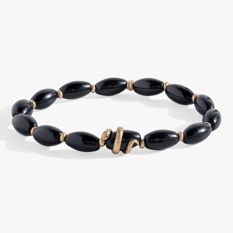 Untamed Stretch Beaded Snake Bracelet sold by Alex and Ani