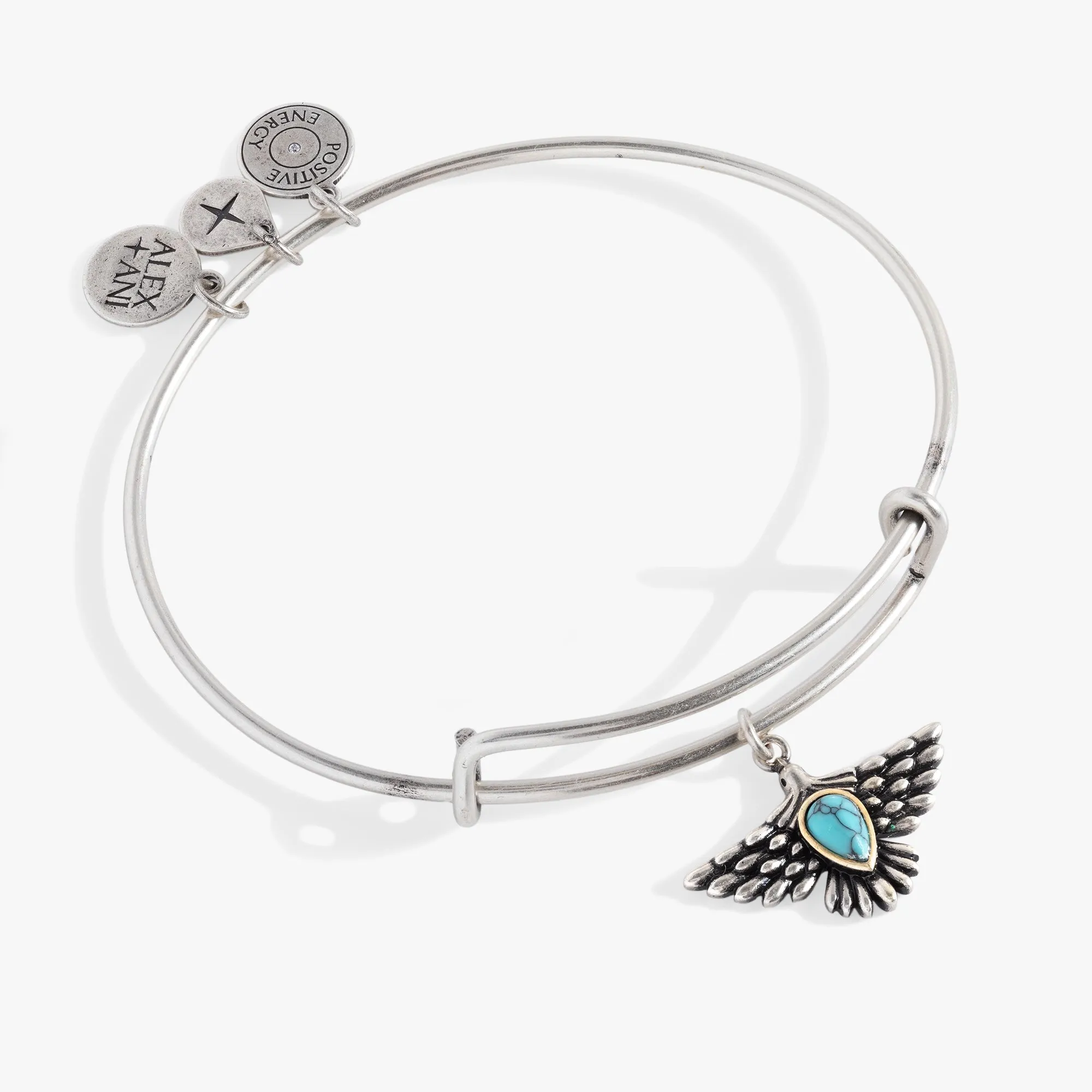 Turquoise Eagle Charm Bangle sold by Alex and Ani