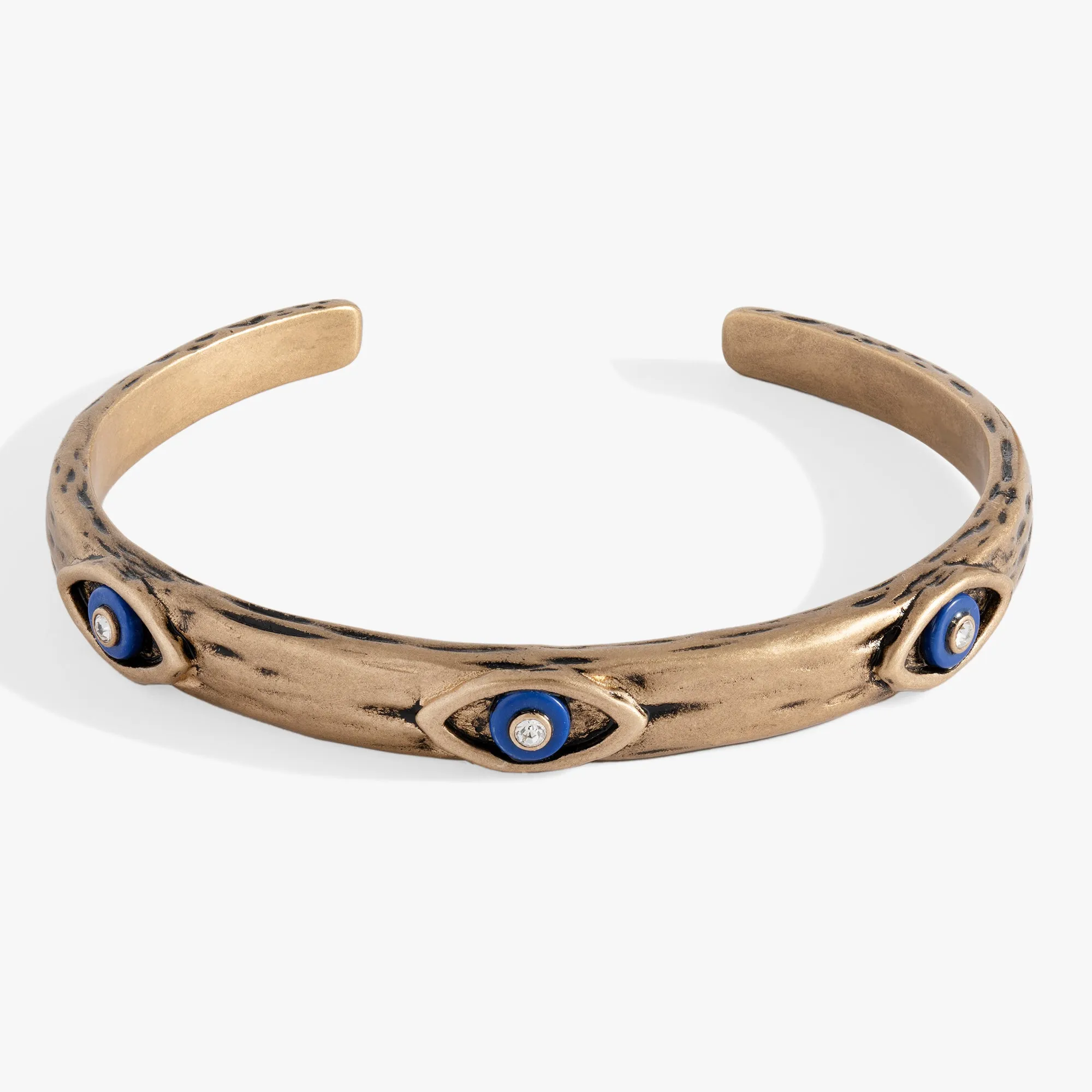 Untamed Evil Eye Cuff Bracelet sold by Alex and Ani