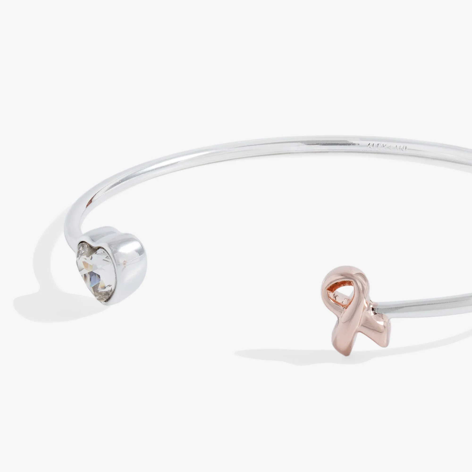 Breast Cancer Awareness Pink Ribbon Flex Cuff sold by Alex and Ani product image thumbnail 2