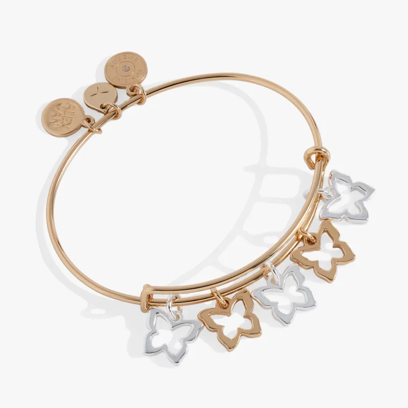 Butterfly Multi-Charm Bangle sold by Alex and Ani