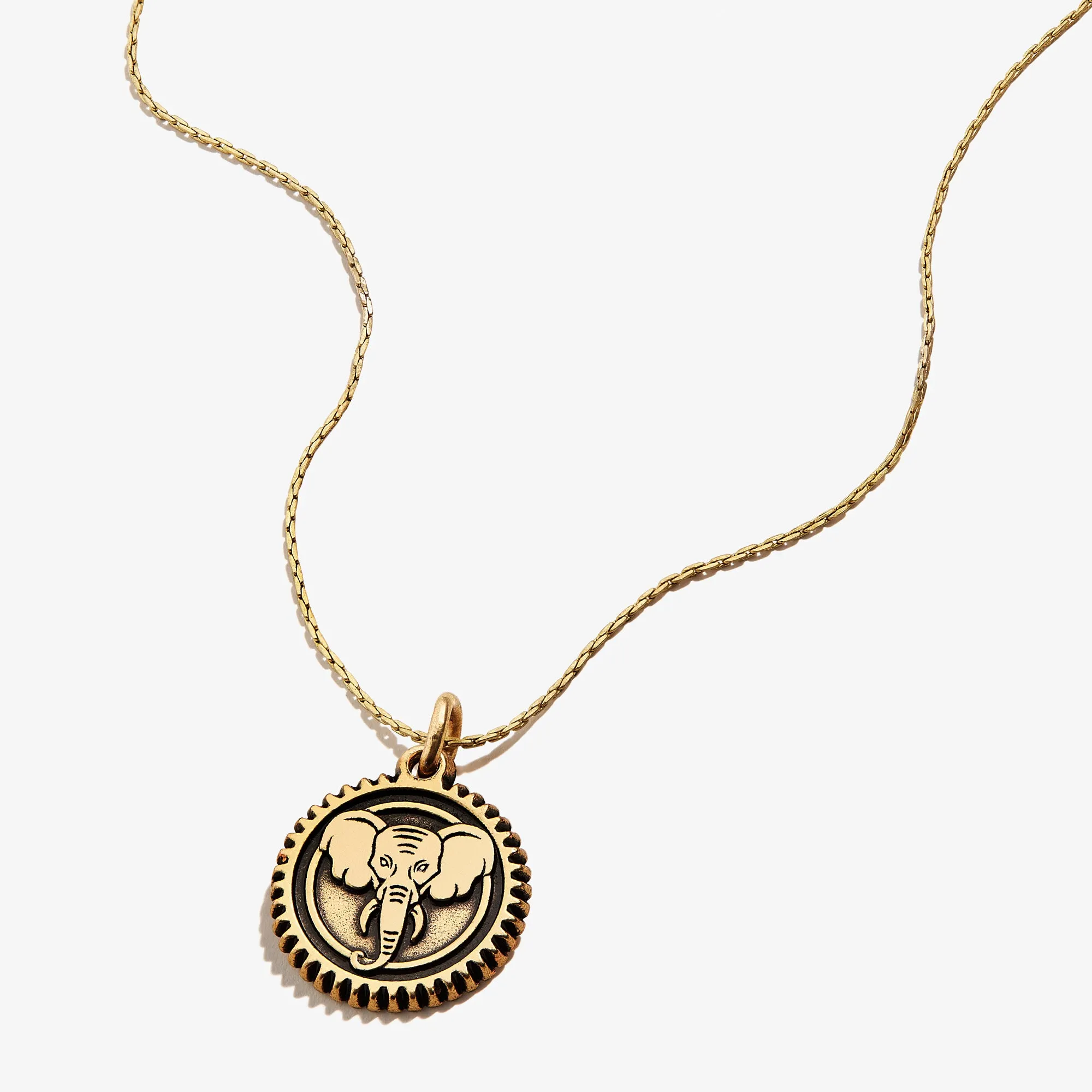 Elephant Embossed Charm Necklace sold by Alex and Ani product image thumbnail 4