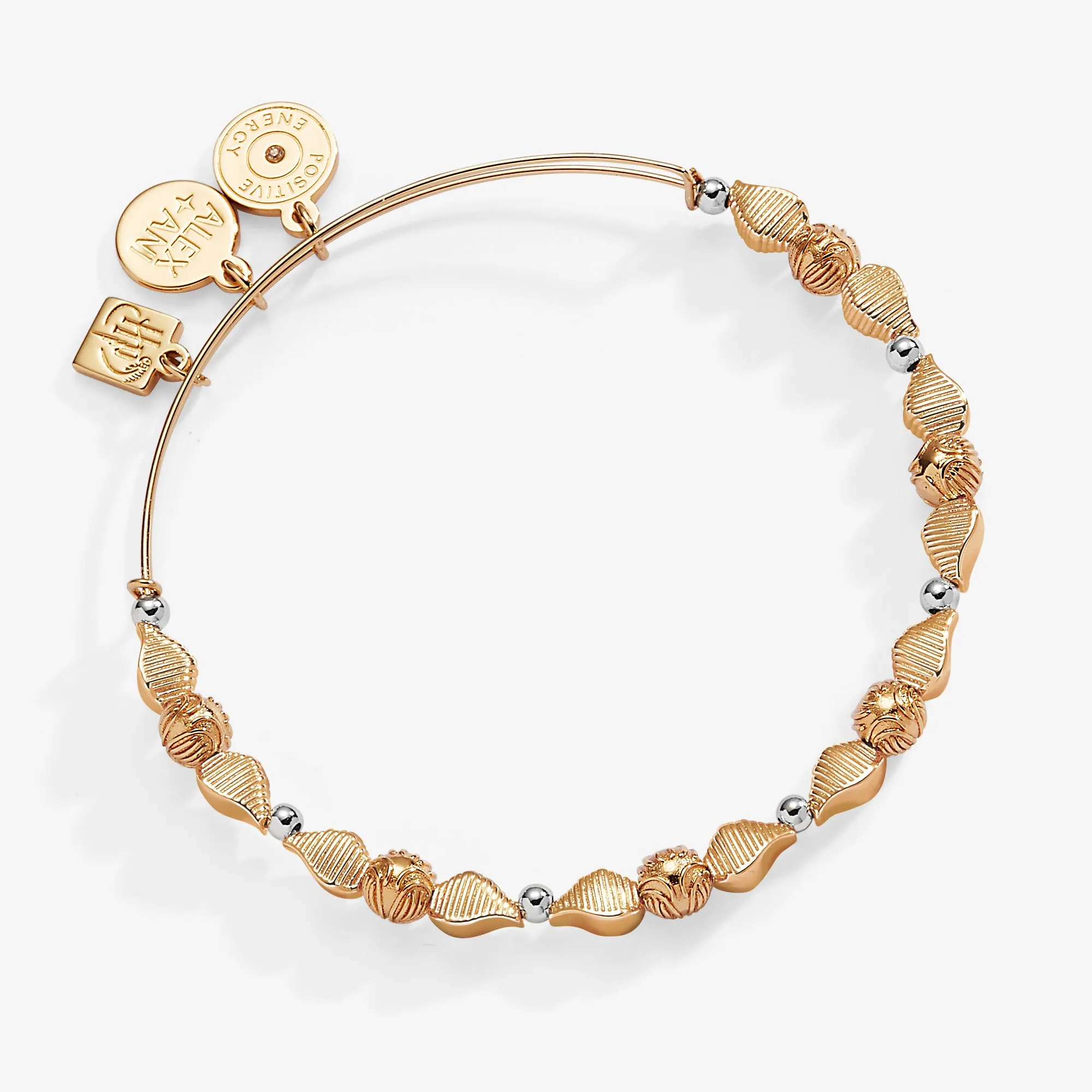 Harry Potter™ Golden Snitch Beaded Bangle sold by Alex and Ani