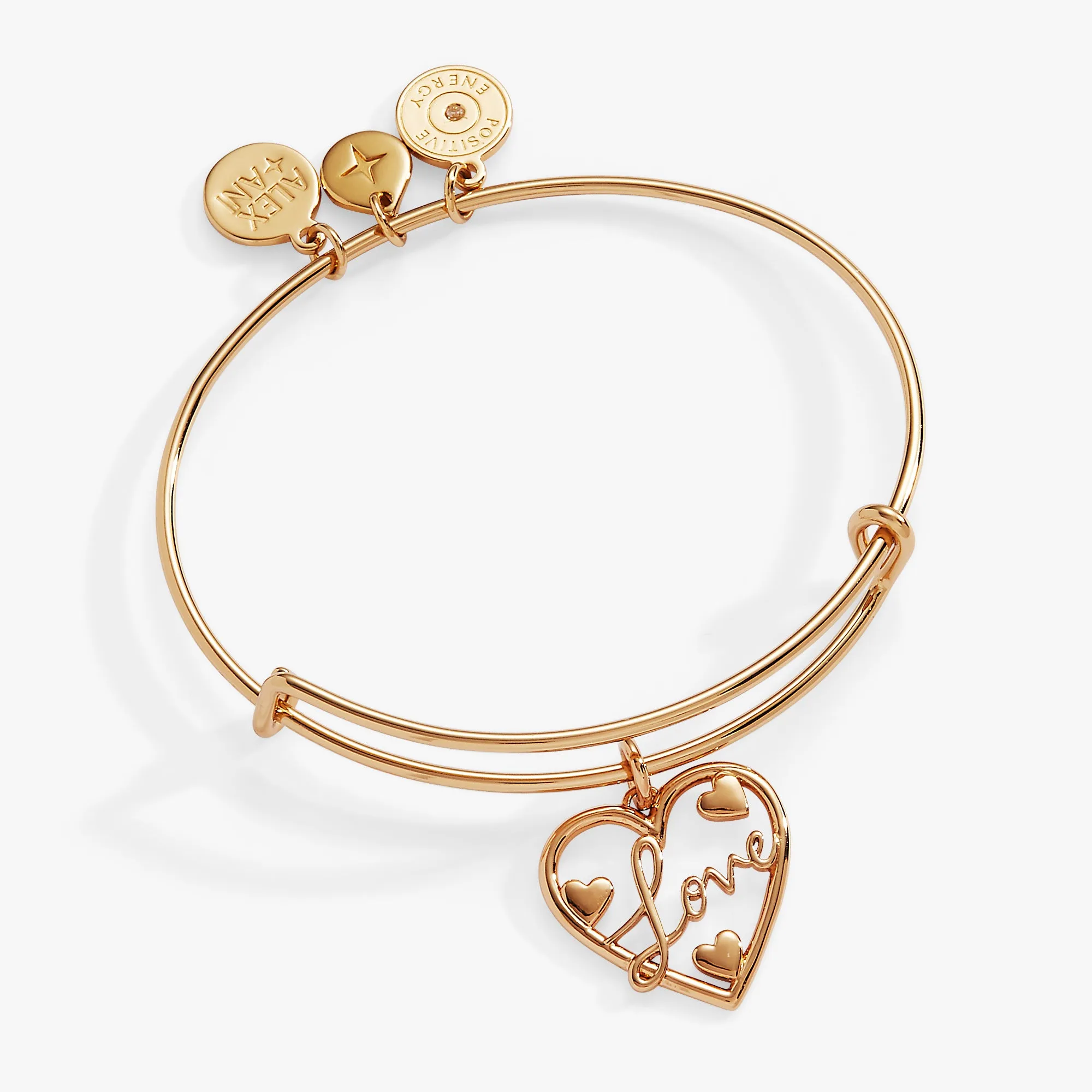 Love Script Bangle sold by Alex and Ani