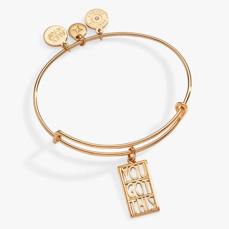 You Got This Charm Bangle made by Alex and Ani