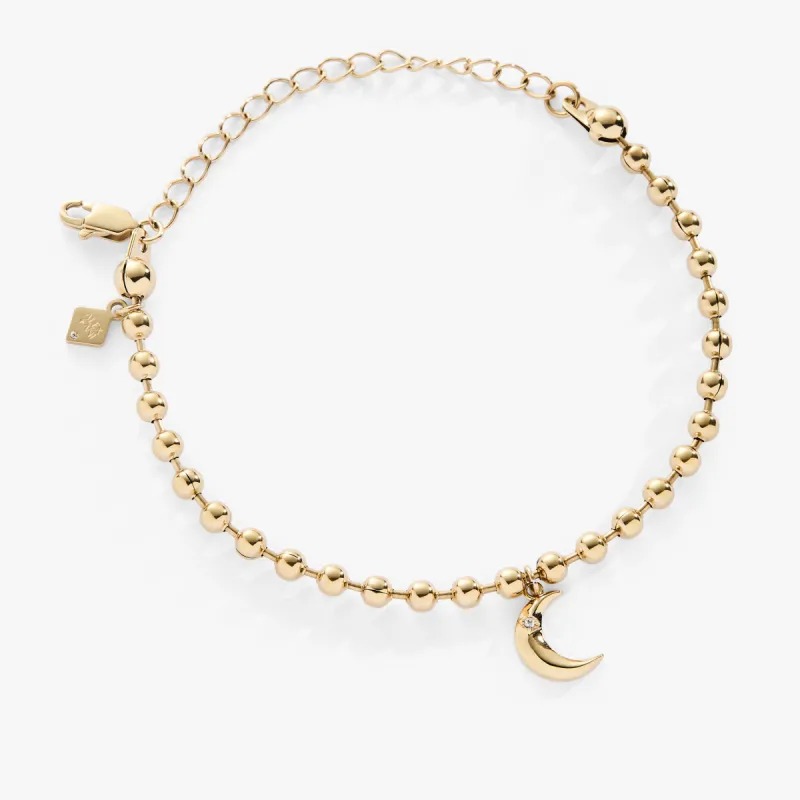 Moon Ball Chain Bracelet sold by Alex and Ani