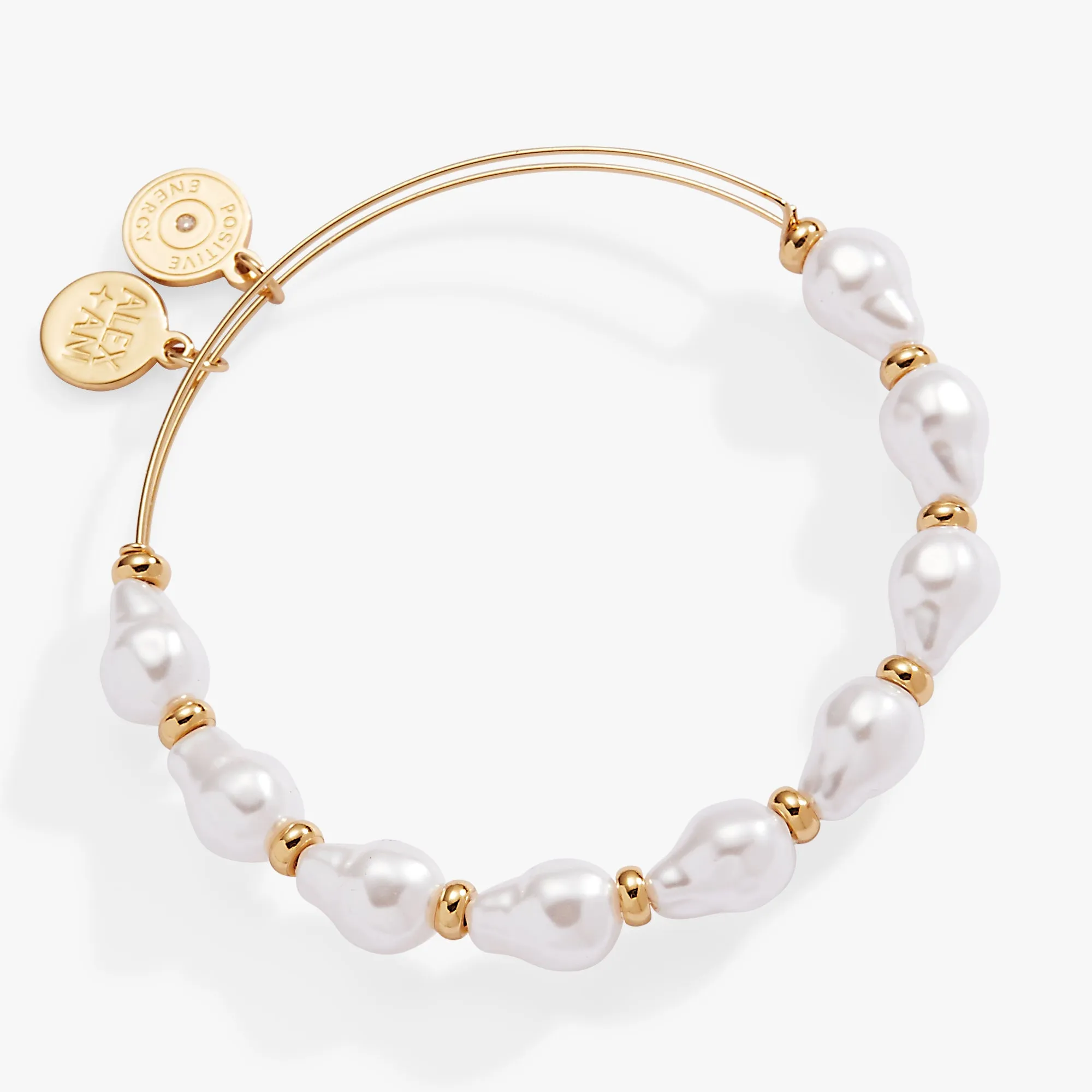 Baroque Pearl Beaded Bangle sold by Alex and Ani