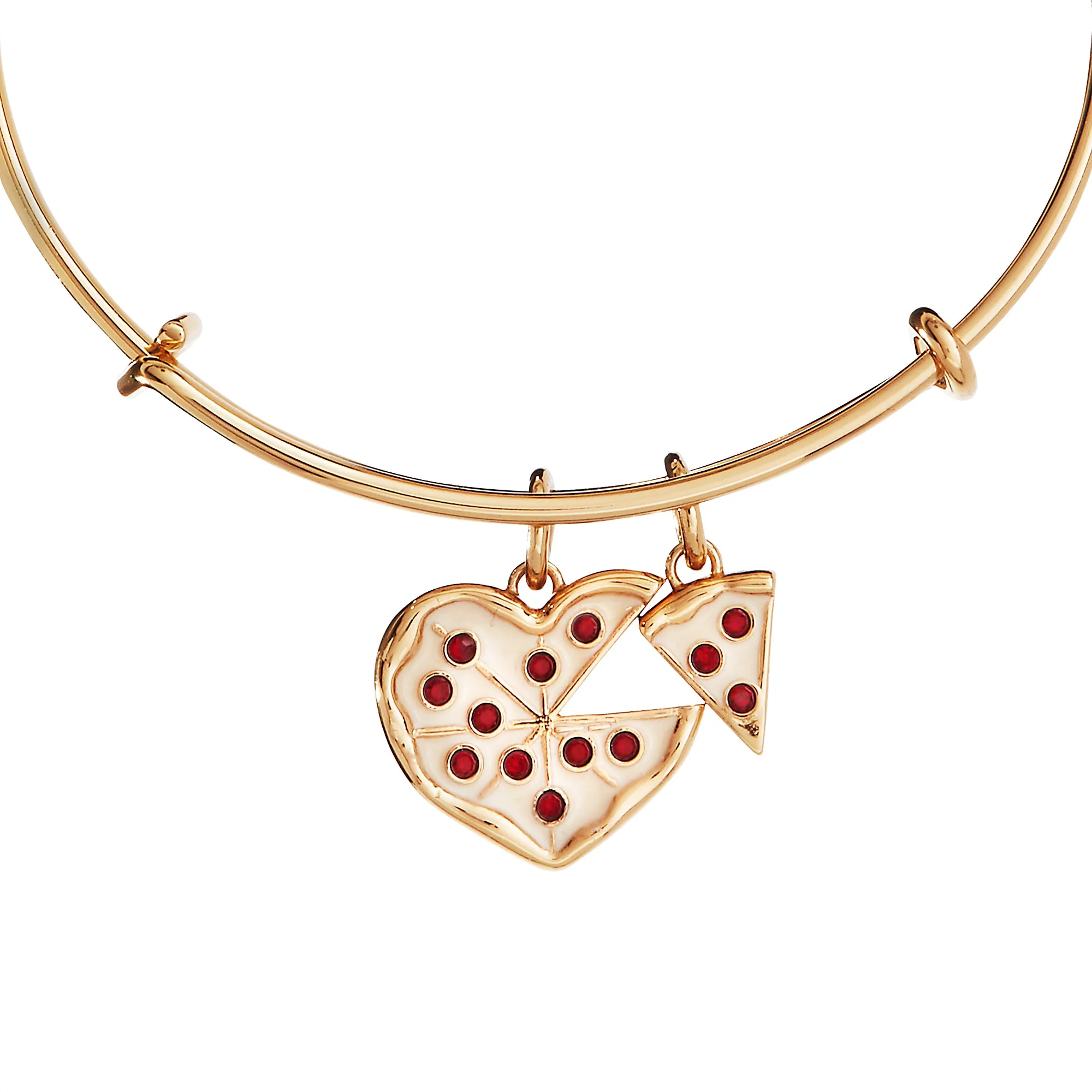 'Take A Pizza My Heart' Multi Charm Bangle sold by Alex and Ani product image thumbnail 3