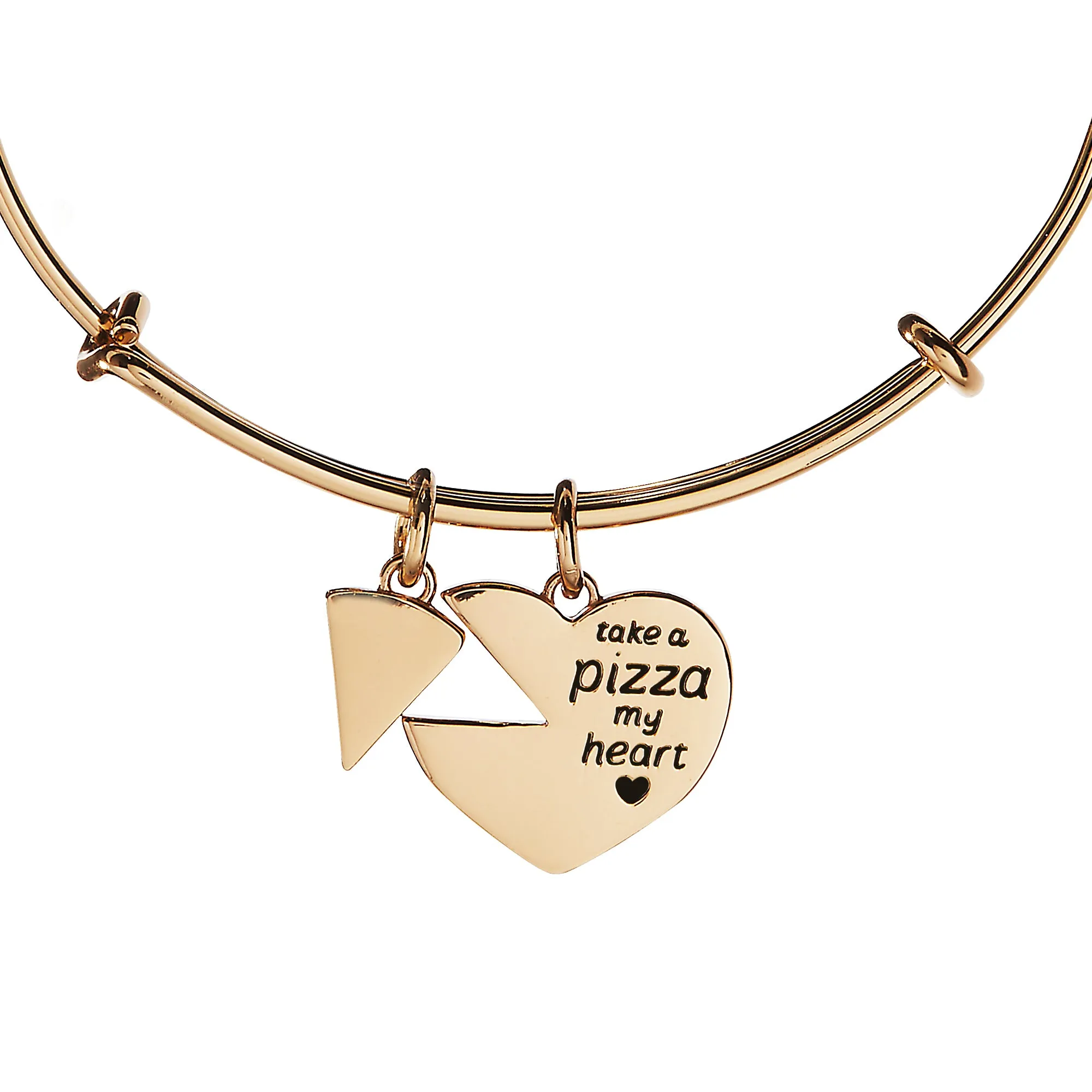 'Take A Pizza My Heart' Multi Charm Bangle sold by Alex and Ani product image thumbnail 2