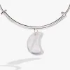Carved Moonstone Moon Bangle sold by Alex and Ani