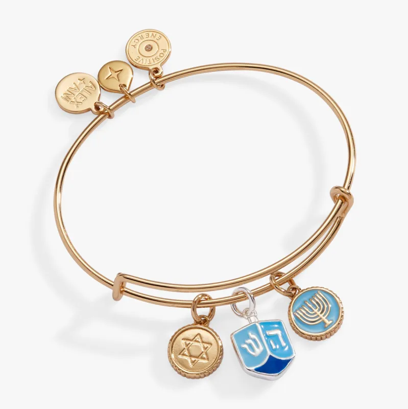Holiday Dreidel Bangle made by Alex and Ani