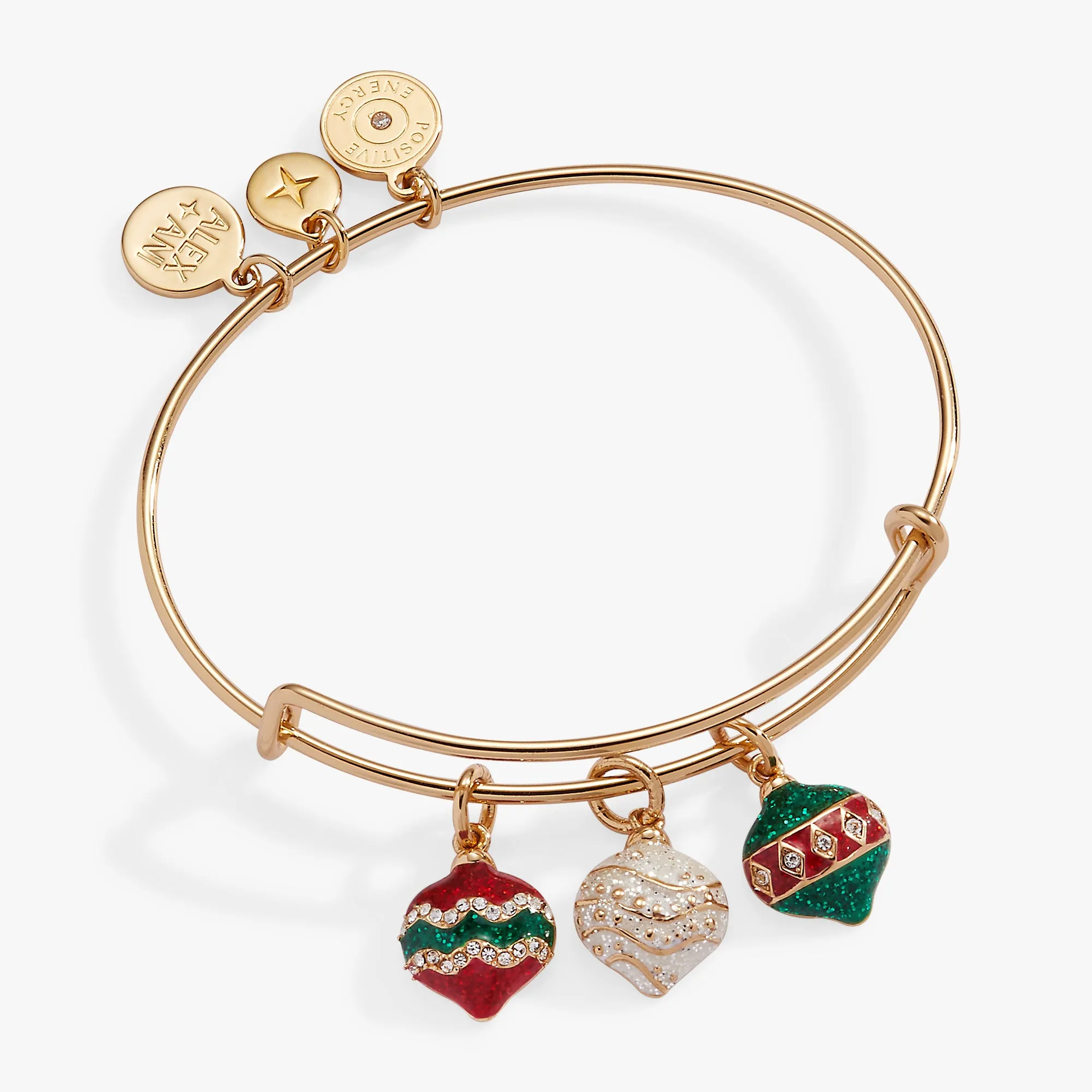 Holiday Ornament Charm Bangle sold by Alex and Ani