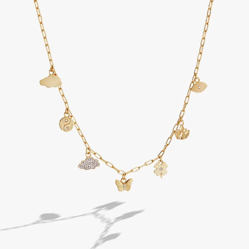 Silver Linings Charm Necklace sold by Alex and Ani