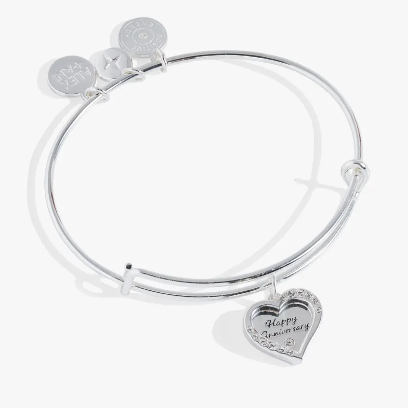 Anniversary Heart Bangle sold by Alex and Ani