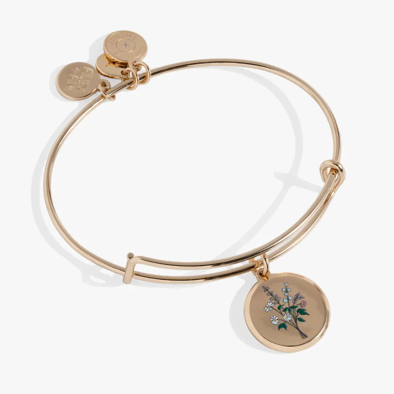 Flower Anniversary Bangle sold by Alex and Ani