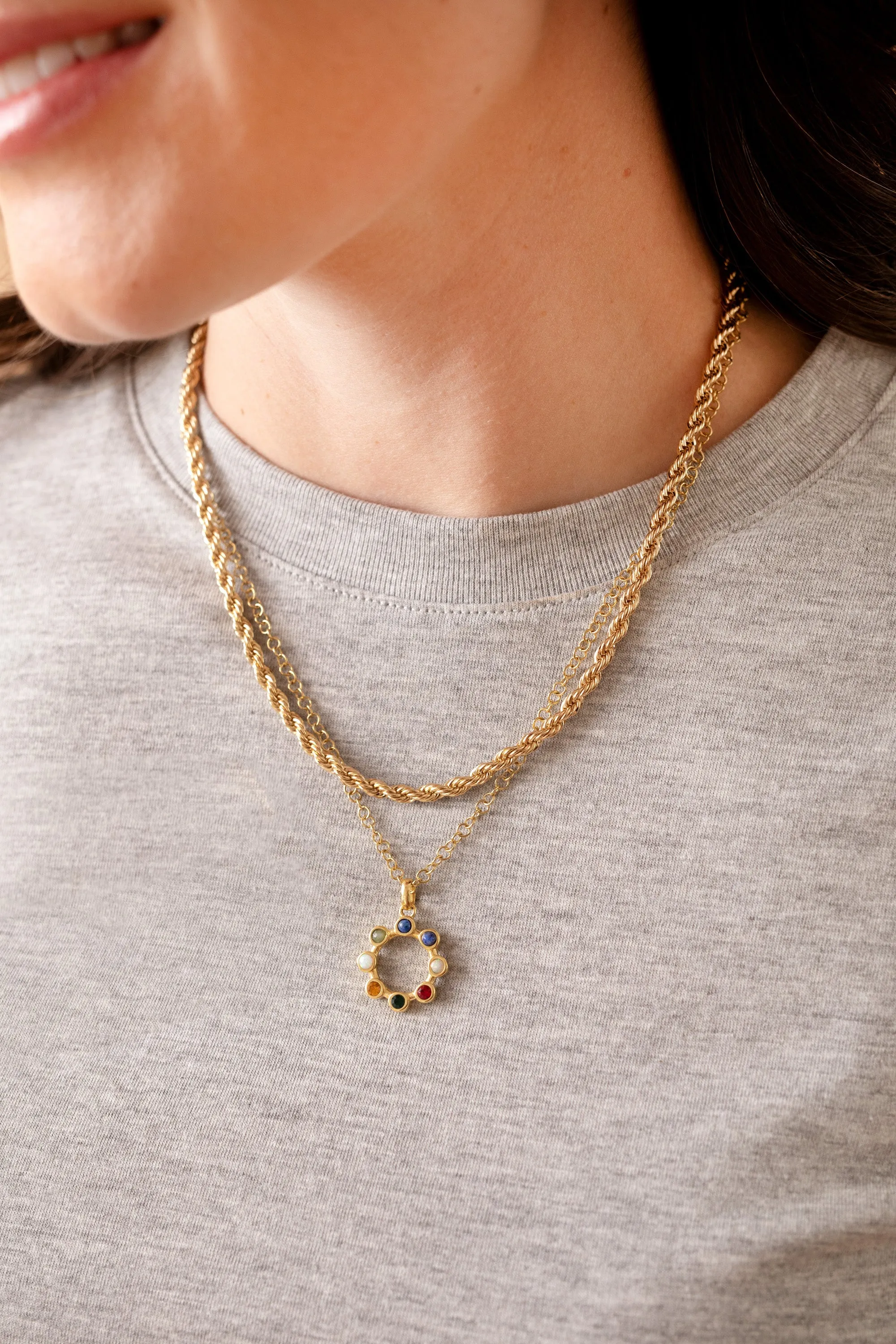 'I Love You' Hidden Message Acrostic Necklace sold by Alex and Ani product image thumbnail 5